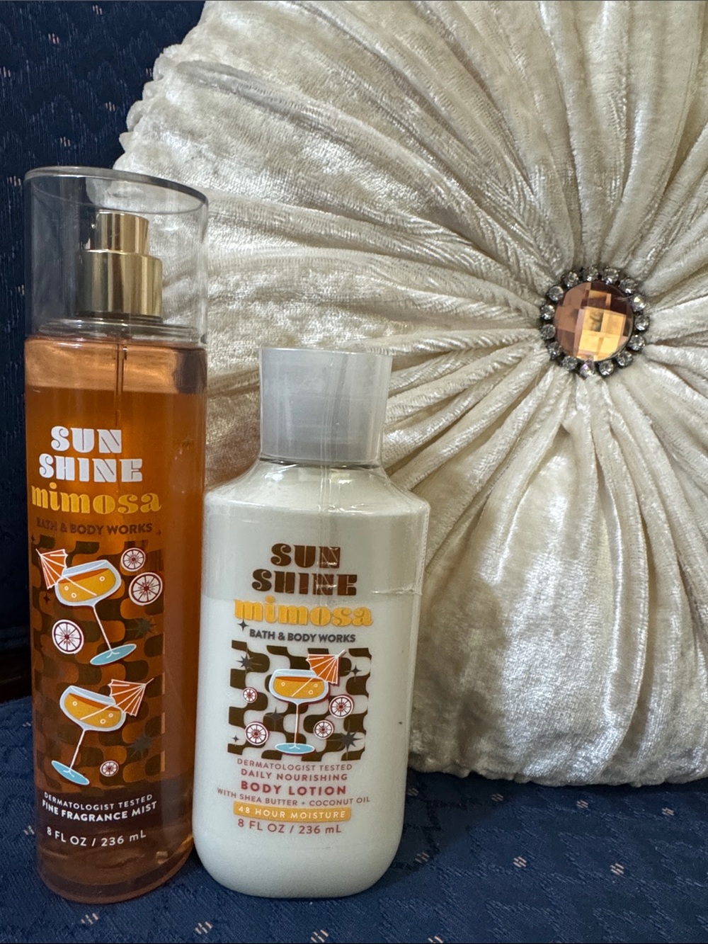 Bath & Body Works Sunshine Mimosa Mist & Lotion - Orange & Cream